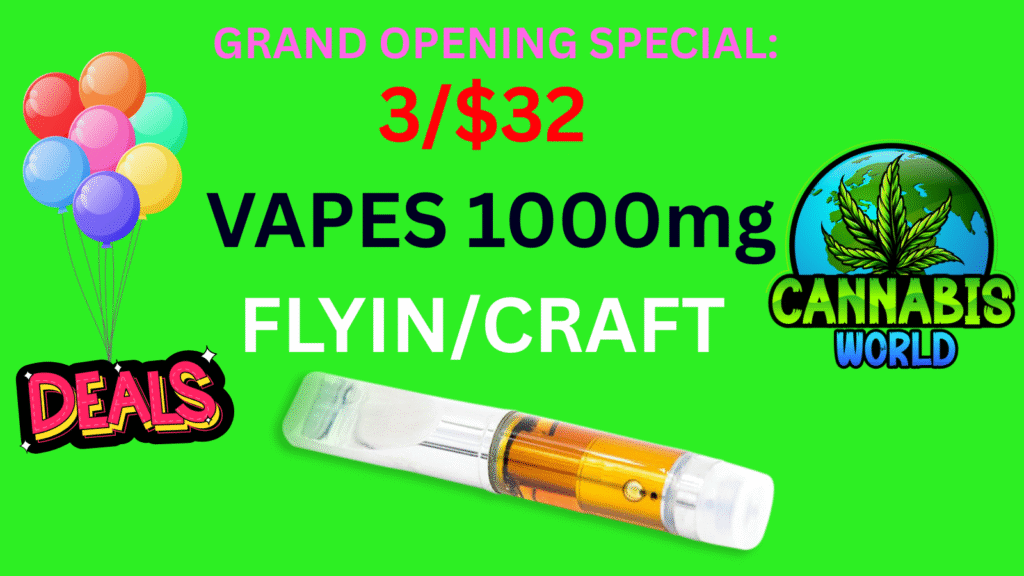 THC vapes pen deal cannabis world