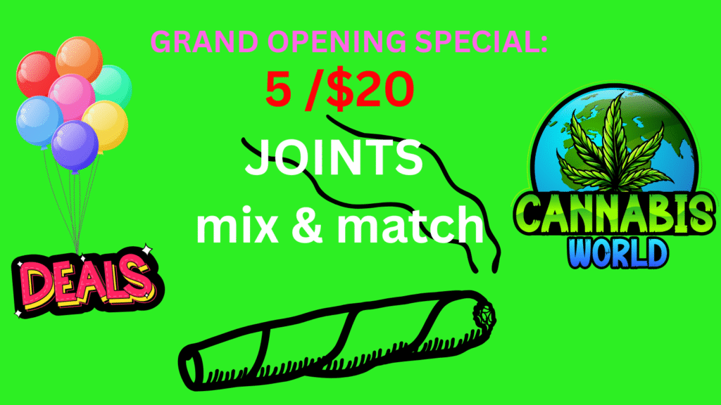Joint weed Offer Cannabis World