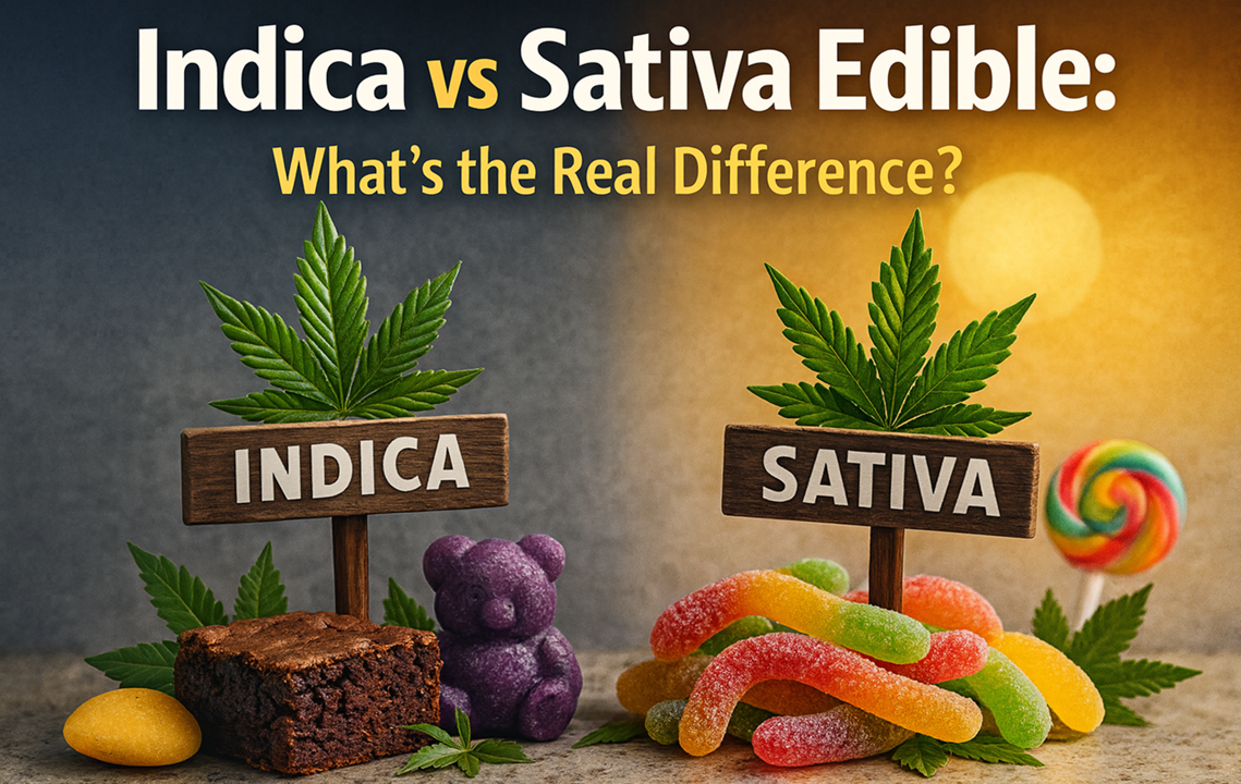 Indica vs Sativa Edible: What’s the Real Difference?