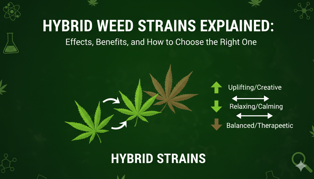 Hybrid Weed Strains Explained: Effects, Benefits, and How to Choose the Right One