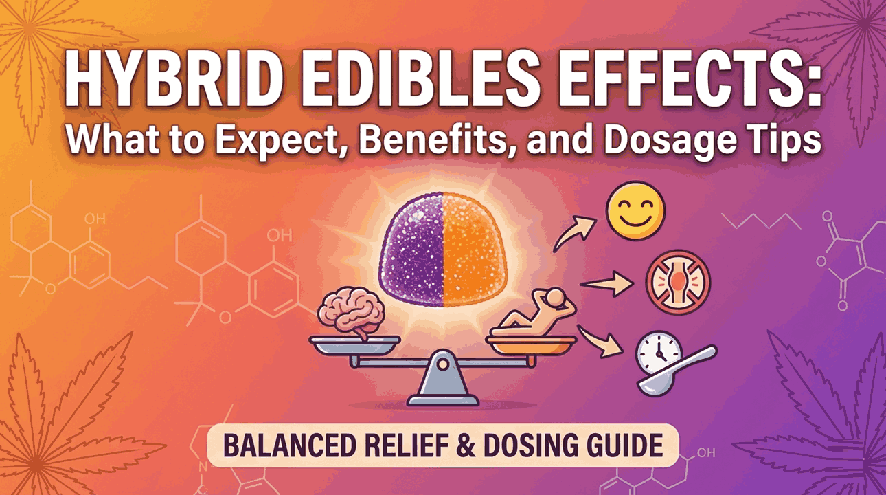 Hybrid Edibles Effects: What to Expect, Benefits, and Dosage Tips