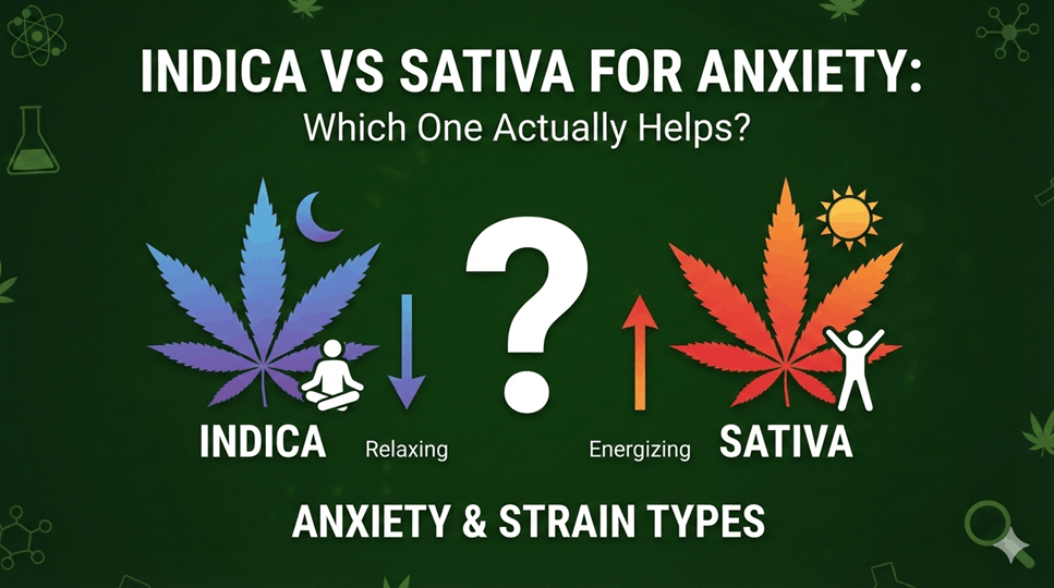 Indica vs Sativa for Anxiety: Which One Actually Helps?