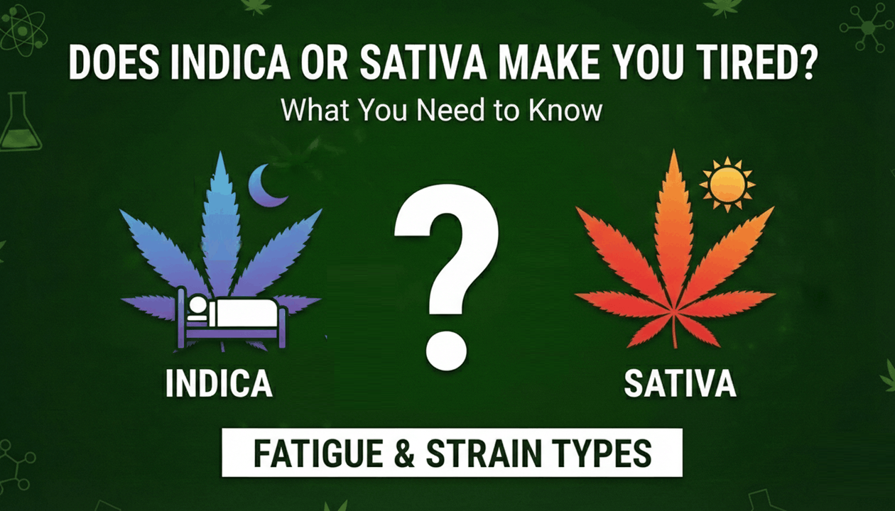 Does Indica or Sativa Make You Tired? What You Need to Know