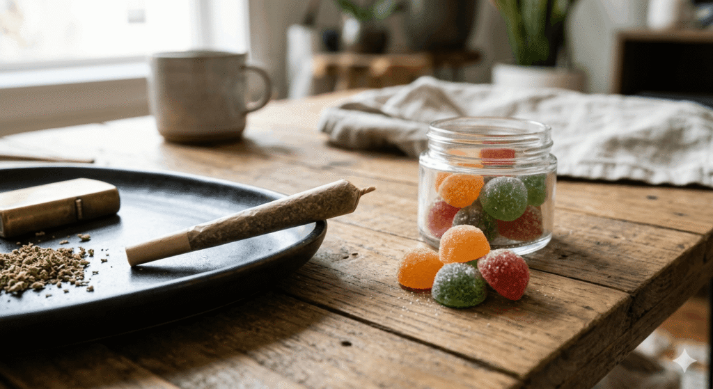 edibles vs smoking cannabis comparison