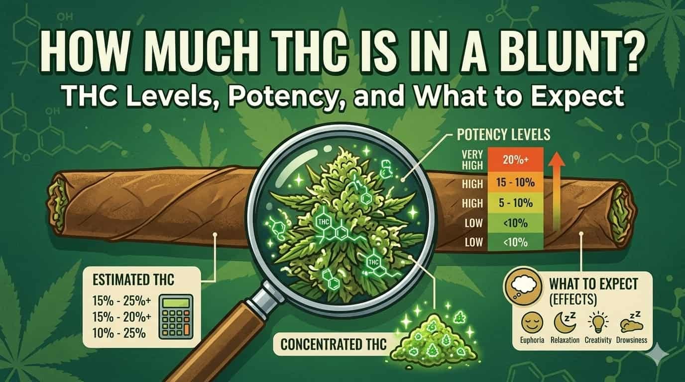 How Much THC Is in a Blunt? THC Levels, Potency, and What to Expect
