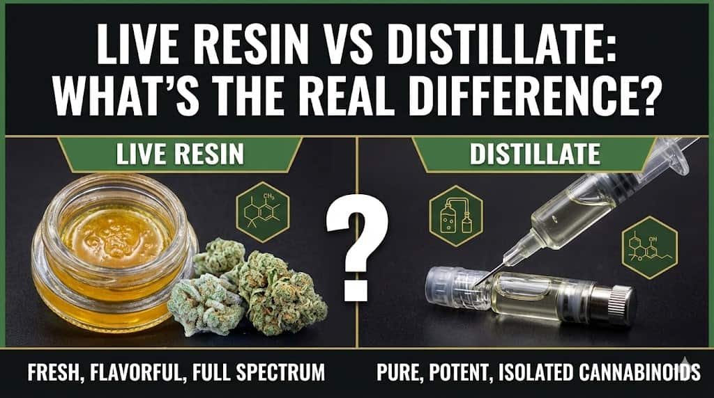 Live Resin vs Distillate: What’s the Real Difference?