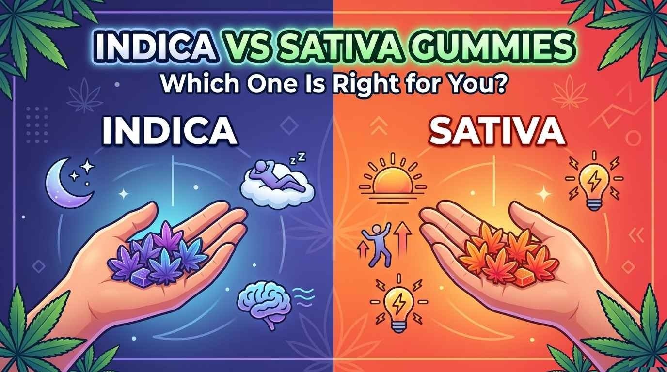 Indica vs Sativa Gummies: Which One Is Right for You?