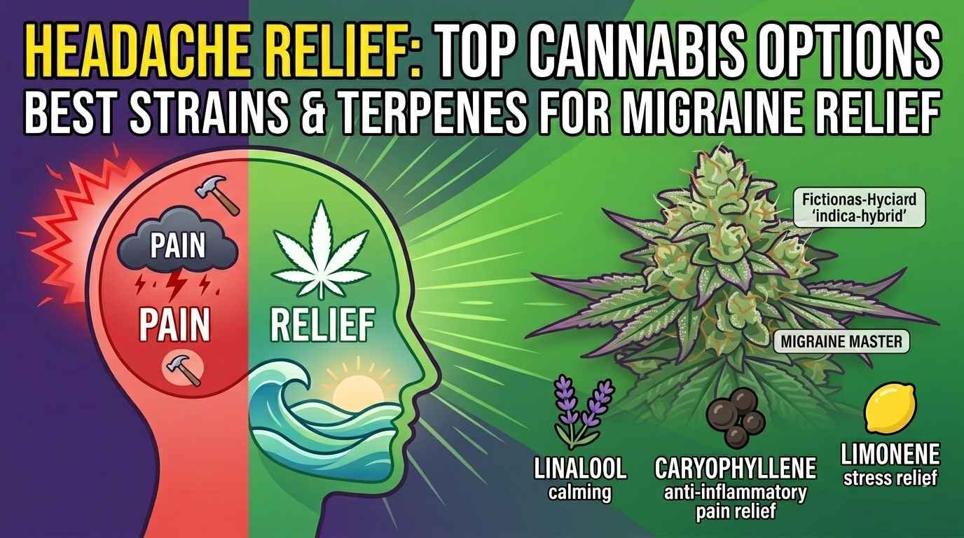 Best Strain for Headaches: Top Cannabis Options for Relief